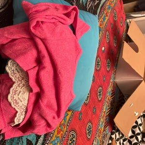 Girls Well Loved Pink Long Sleeve Top